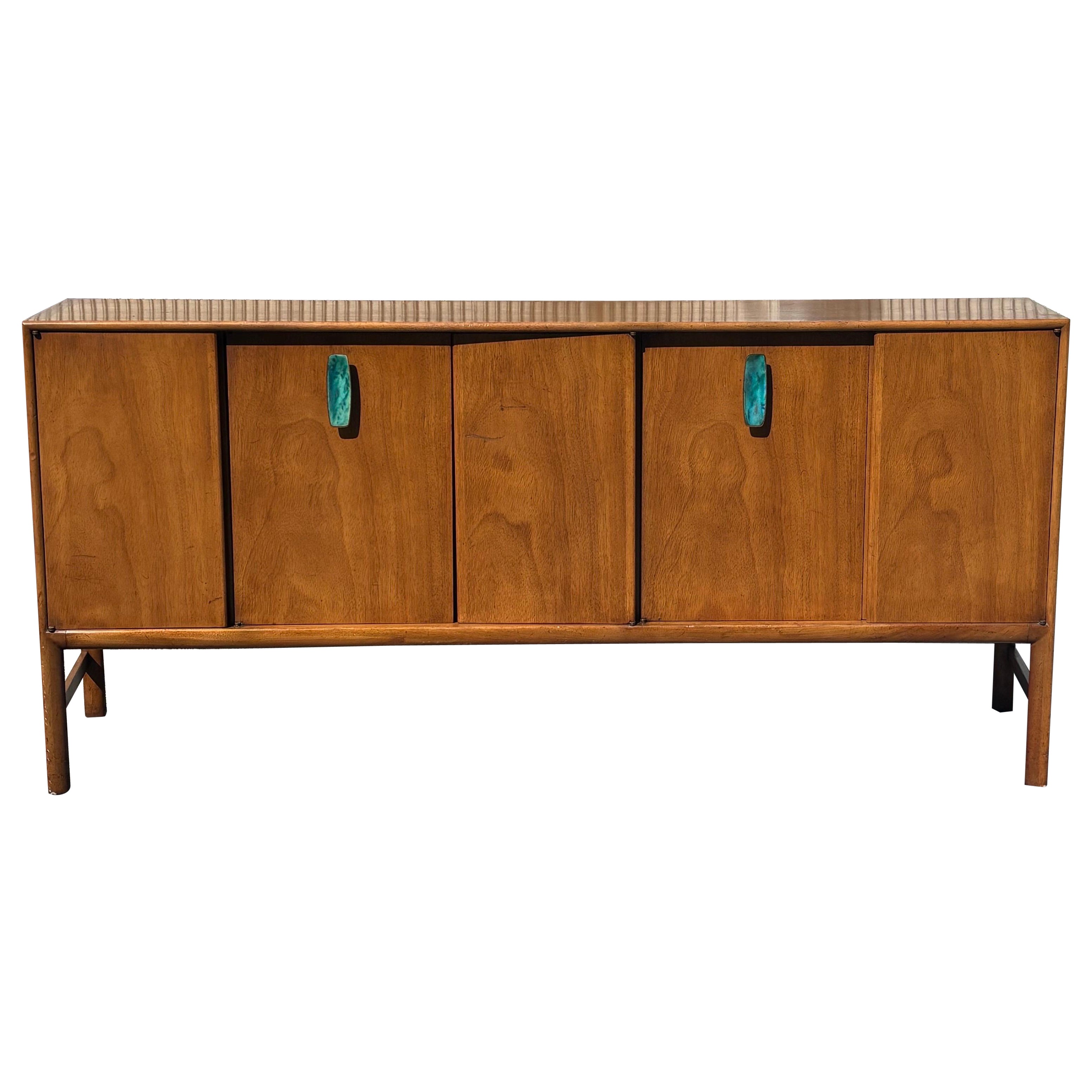 Vintage Mid-Century Walnut Credenza by Raymond Sobota for Mount Airy, 1960s