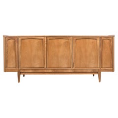 Vintage Mid-Century Walnut Lacquer Credenza
