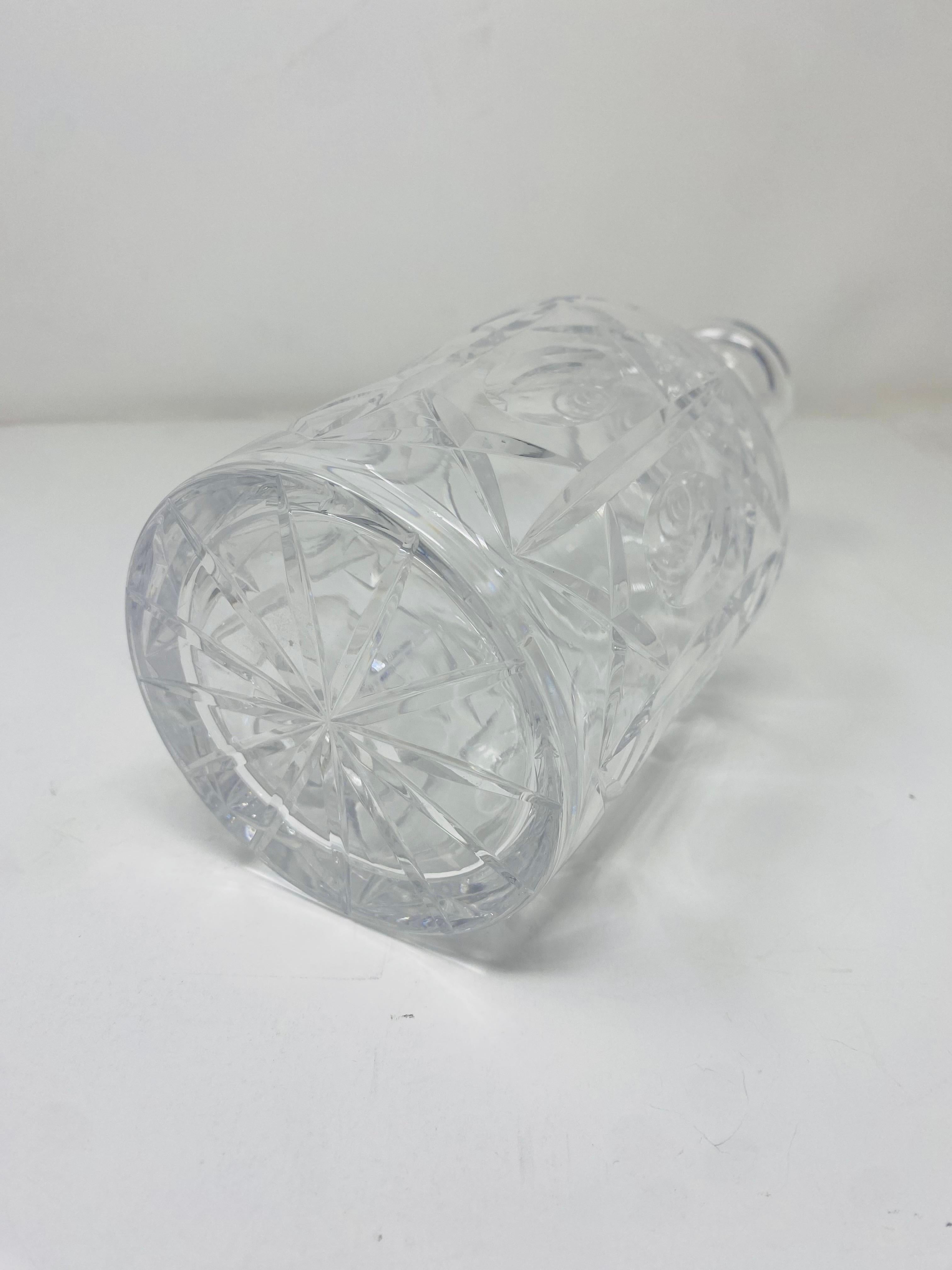 Irlandese Decanter di cristallo al piombo Waterford d'epoca della metà del secolo scorso con tappo in vendita