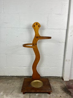 Vintage Mid Century Whimsical Bentwood Stick Umbrella Stand