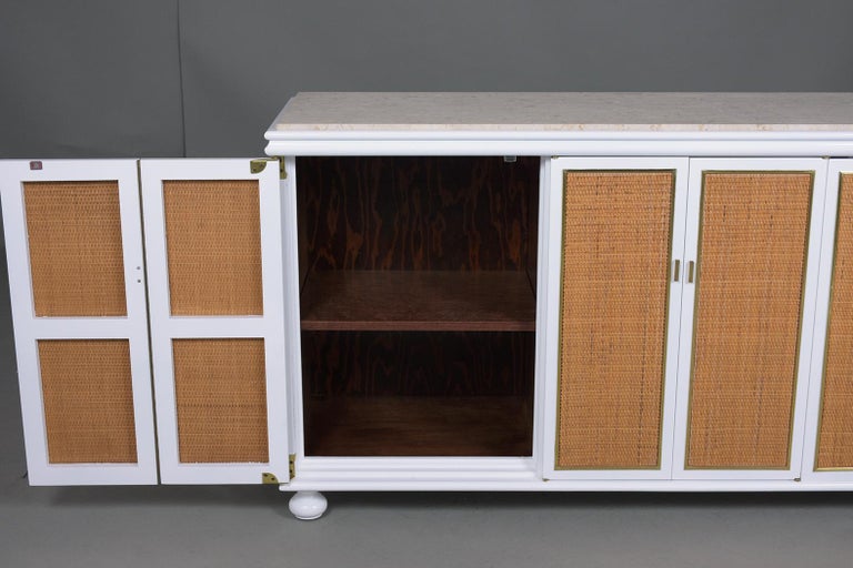 Mid-20th Century Mid-Century Modern Marble Credenza  For Sale