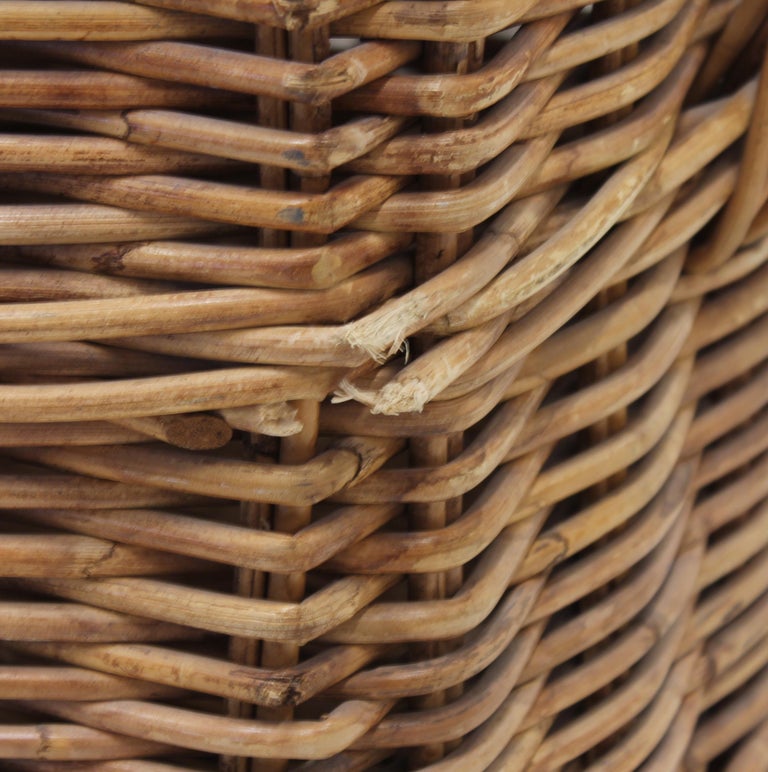 Vintage Midcentury Wicker Laundry Basket, 1950s at 1stDibs vintage