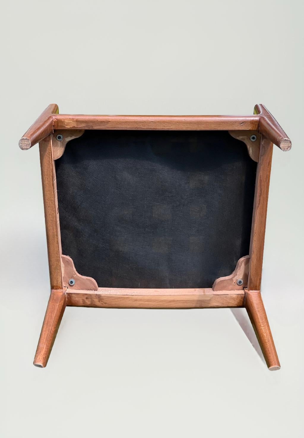 Vintage-Sessel im Widdicomb-Stil aus der Mitte des Jahrhunderts, neu gepolstert im Angebot 4