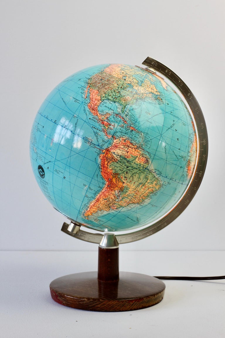 World globe lamp deals