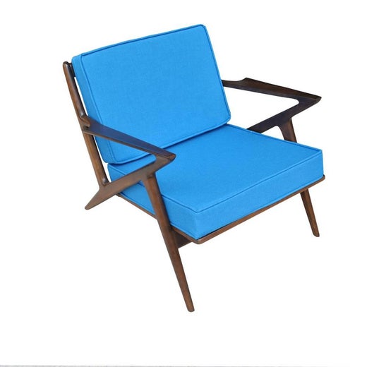 Vintage Midcentury Z Chair By Poul Jensen For Selig For Sale At 1stdibs