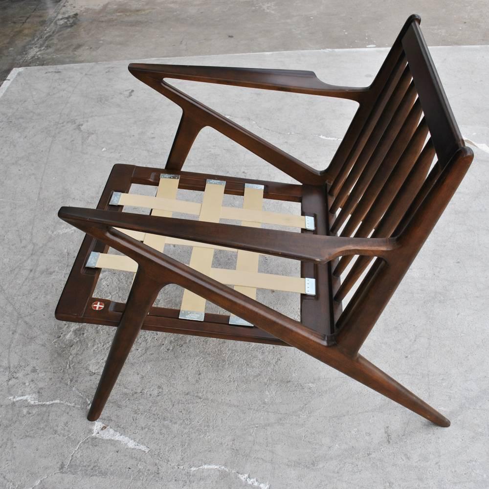 20th Century Vintage Midcentury Z Chair by Poul Jensen for Selig