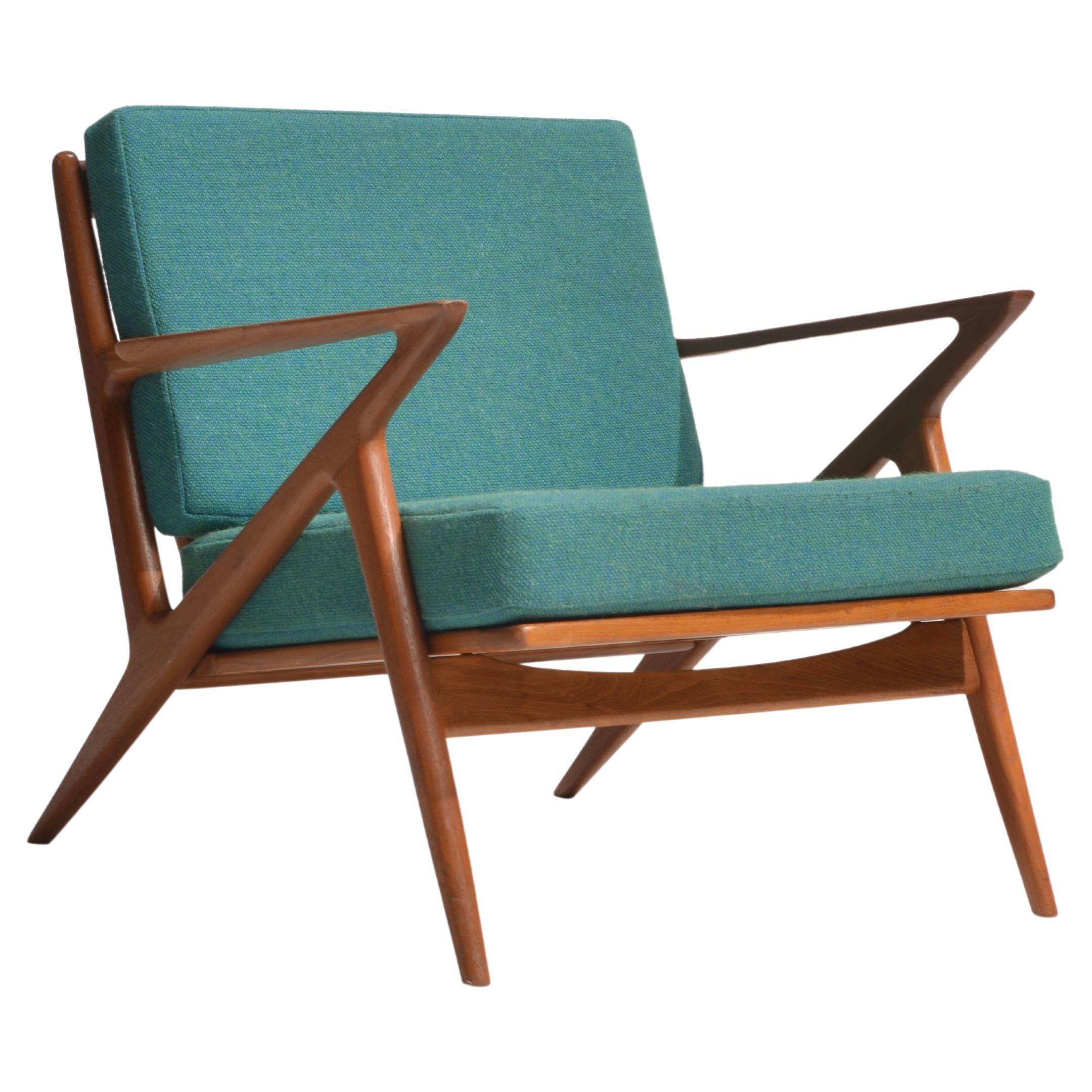 Vintage Midcentury "Z" Chair by Poul Jensen for Selig For Sale