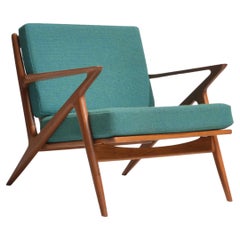 Vintage Midcentury "Z" Chair by Poul Jensen for Selig