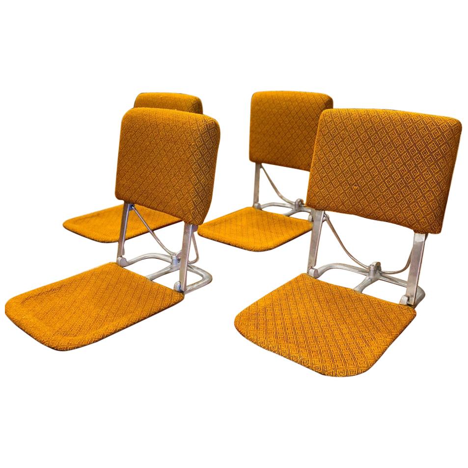 Vintage Midcentury Zaisu Chairs 'set of 4'