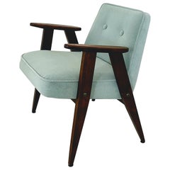 Fauteuil vintage Midcentury 366 par Jozef Chierowski:: Pologne:: 1963