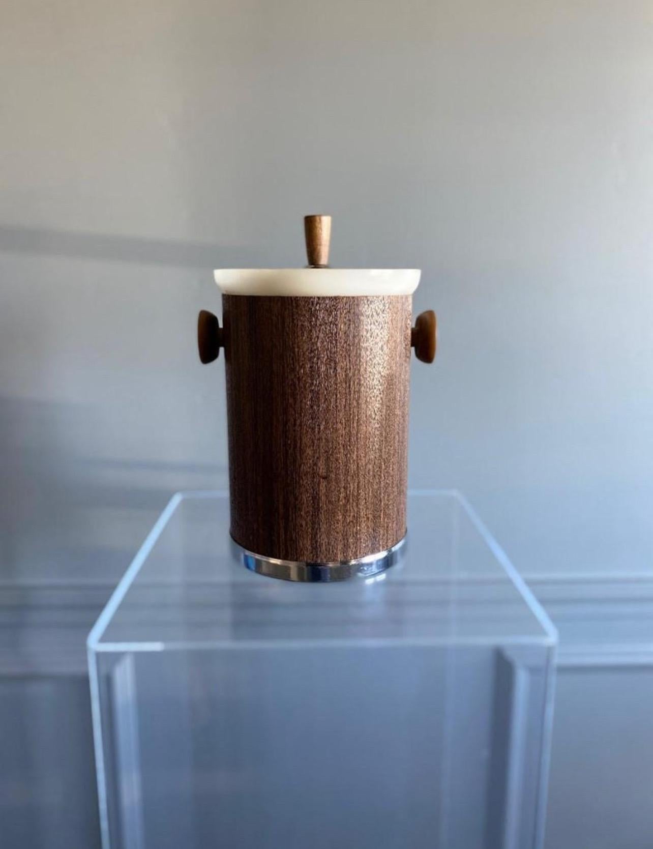 Mid-20th Century Vintage Midcentury Atomic Ice Bucket by Kromex For Sale