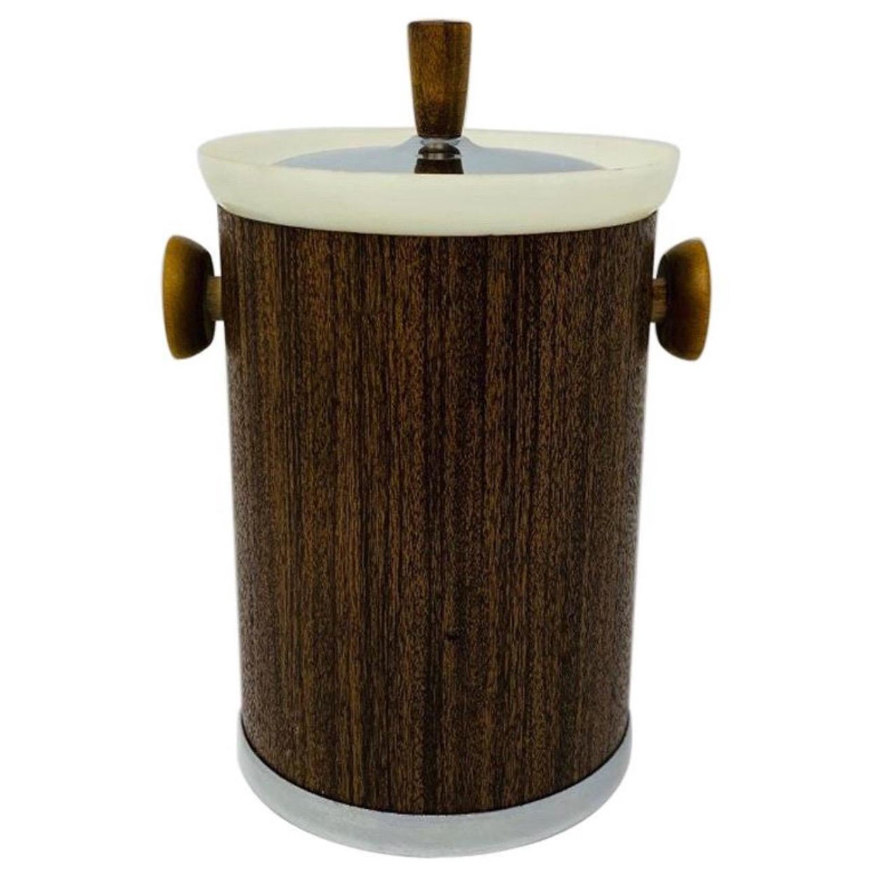 Vintage Midcentury Atomic Ice Bucket by Kromex