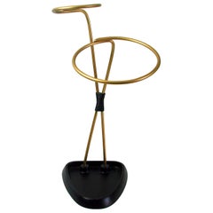 Vintage Midcentury Austrian Atomic Loop Umbrella Stand, 1950s