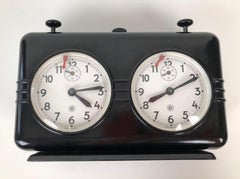 Mid-Century, Bakelite, Chess Clock Timer from Chronotechna, 1950 's