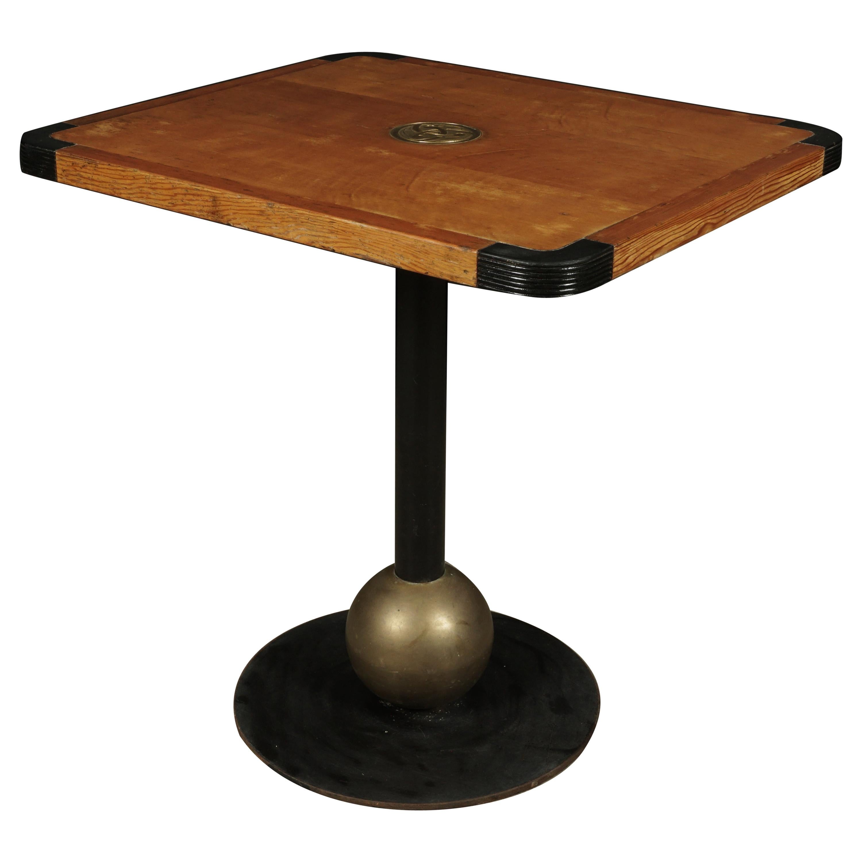 Vintage Midcentury Bistro Table, Sweden, 1950s