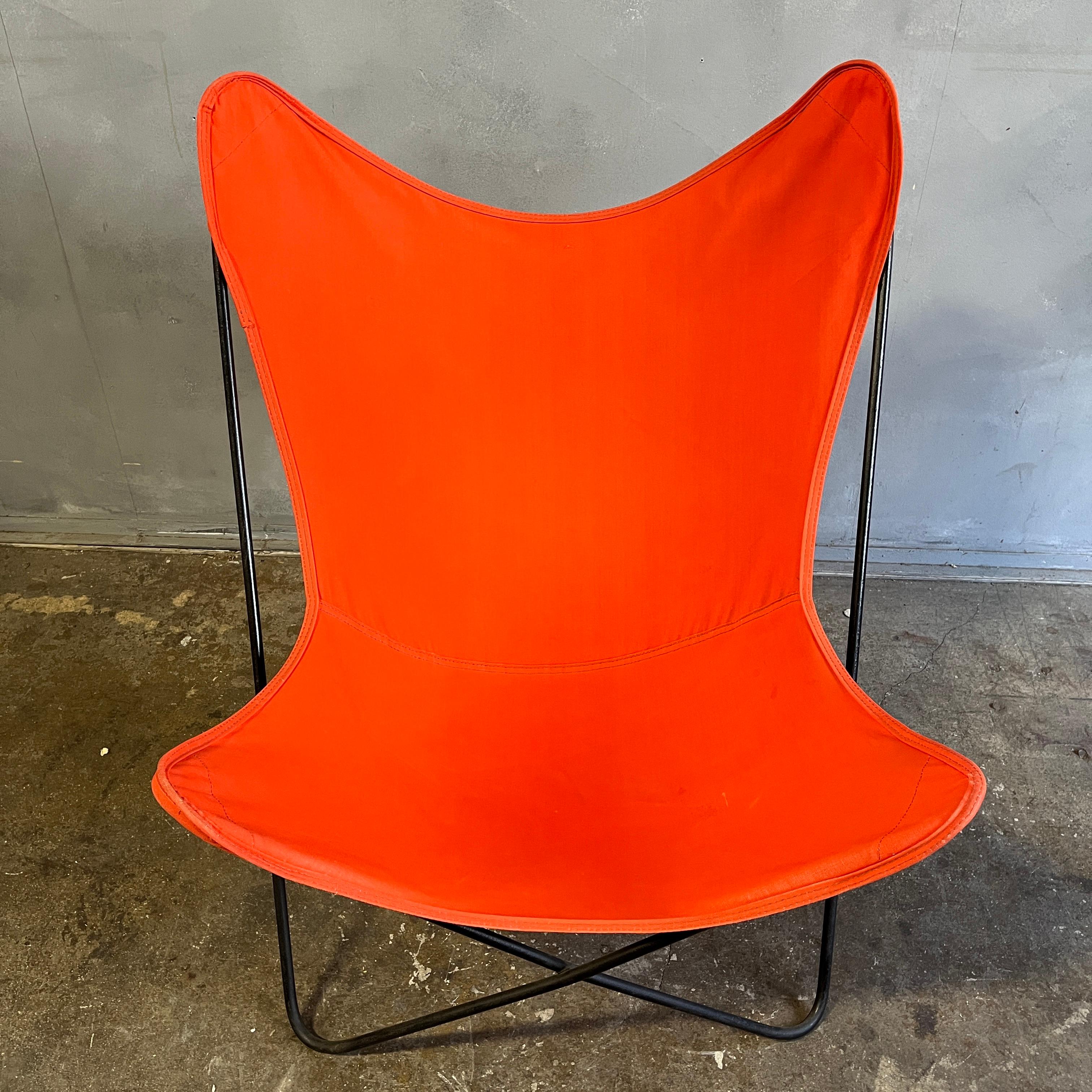 Vintage Mid-Century BKF Hardoy Butterfly Chair for Knoll 6