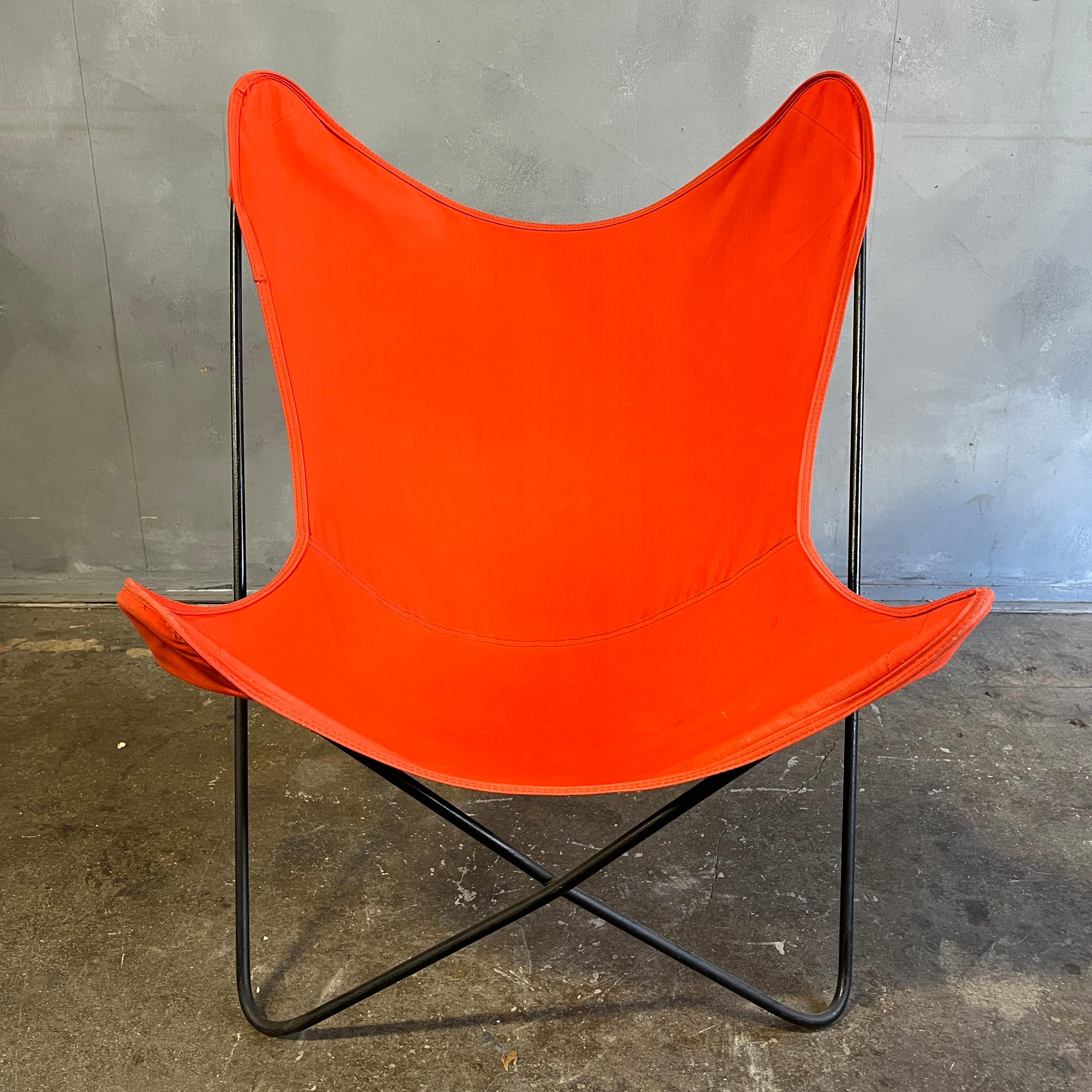 20th Century Vintage Mid-Century BKF Hardoy Butterfly Chair for Knoll