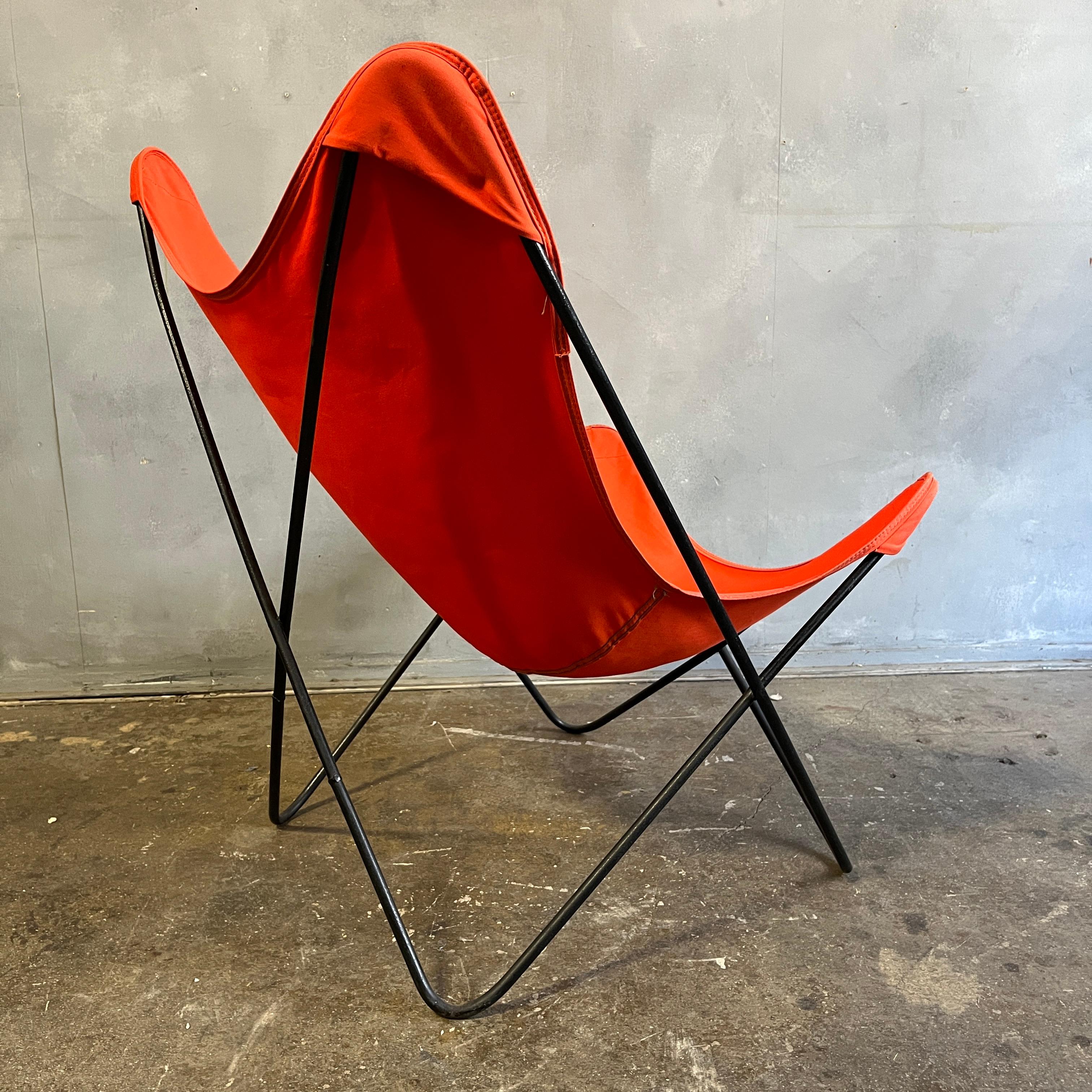 Vintage Mid-Century BKF Hardoy Butterfly Chair for Knoll 1