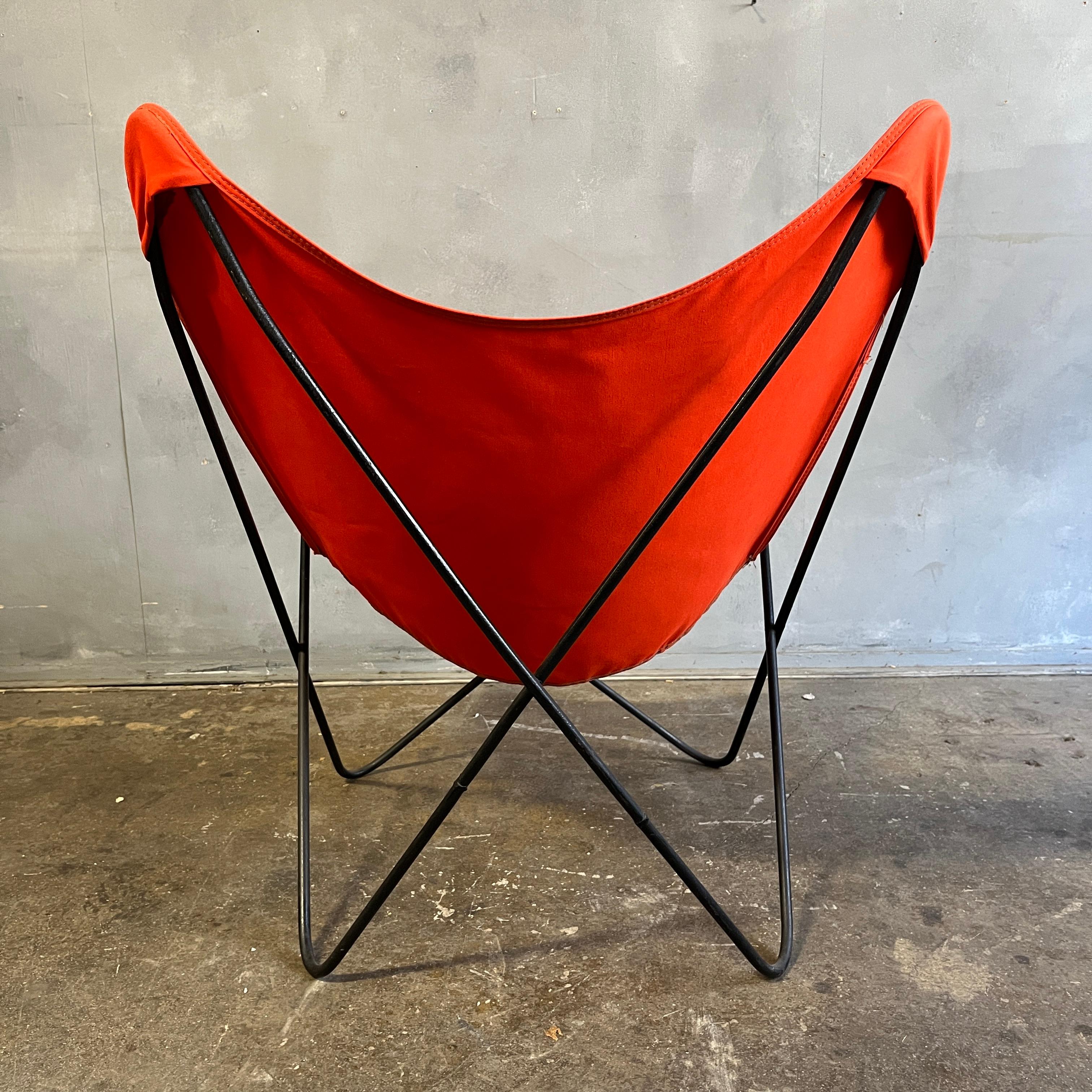 Vintage Mid-Century BKF Hardoy Butterfly Chair for Knoll 2