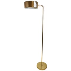 Vintage Midcentury Brass Atelje Lyktan Floor Lamp Sweden