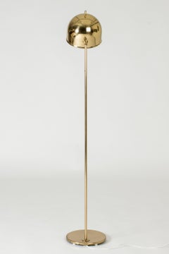 Vintage Midcentury Brass Floor Lamp from Bergboms, Sweden, 1960s
