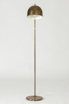 Vintage Midcentury Brass Floor Lamp from Bergboms, Sweden, 1960s