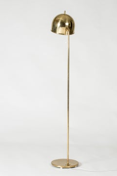 Vintage Midcentury Brass Floor Lamp from Bergboms, Sweden, 1960s