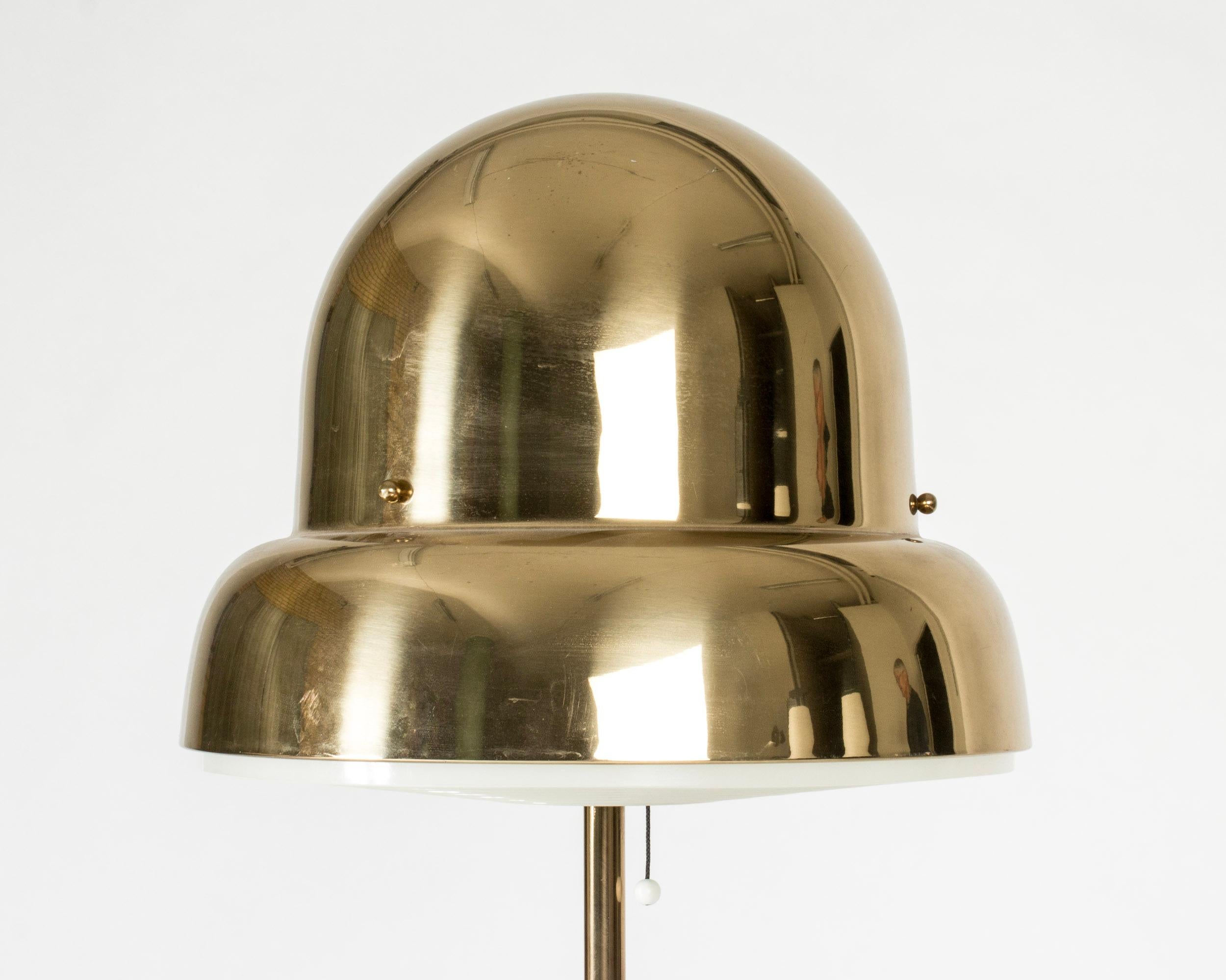 Swedish Vintage Midcentury Brass Floor Lamp from Bergboms, Sweden, 1960s For Sale