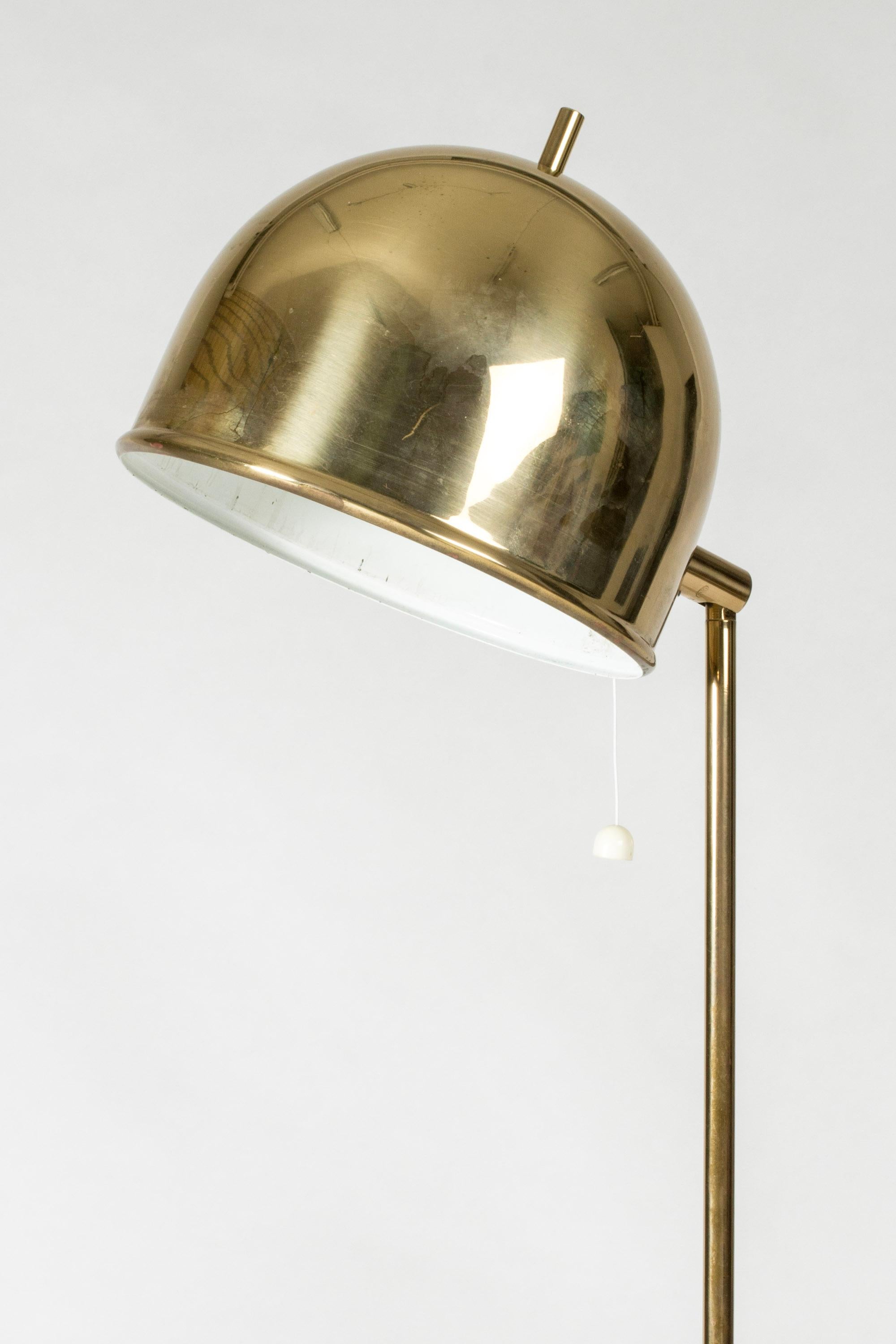 Swedish Vintage Midcentury Brass Floor Lamp from Bergboms, Sweden, 1960s For Sale