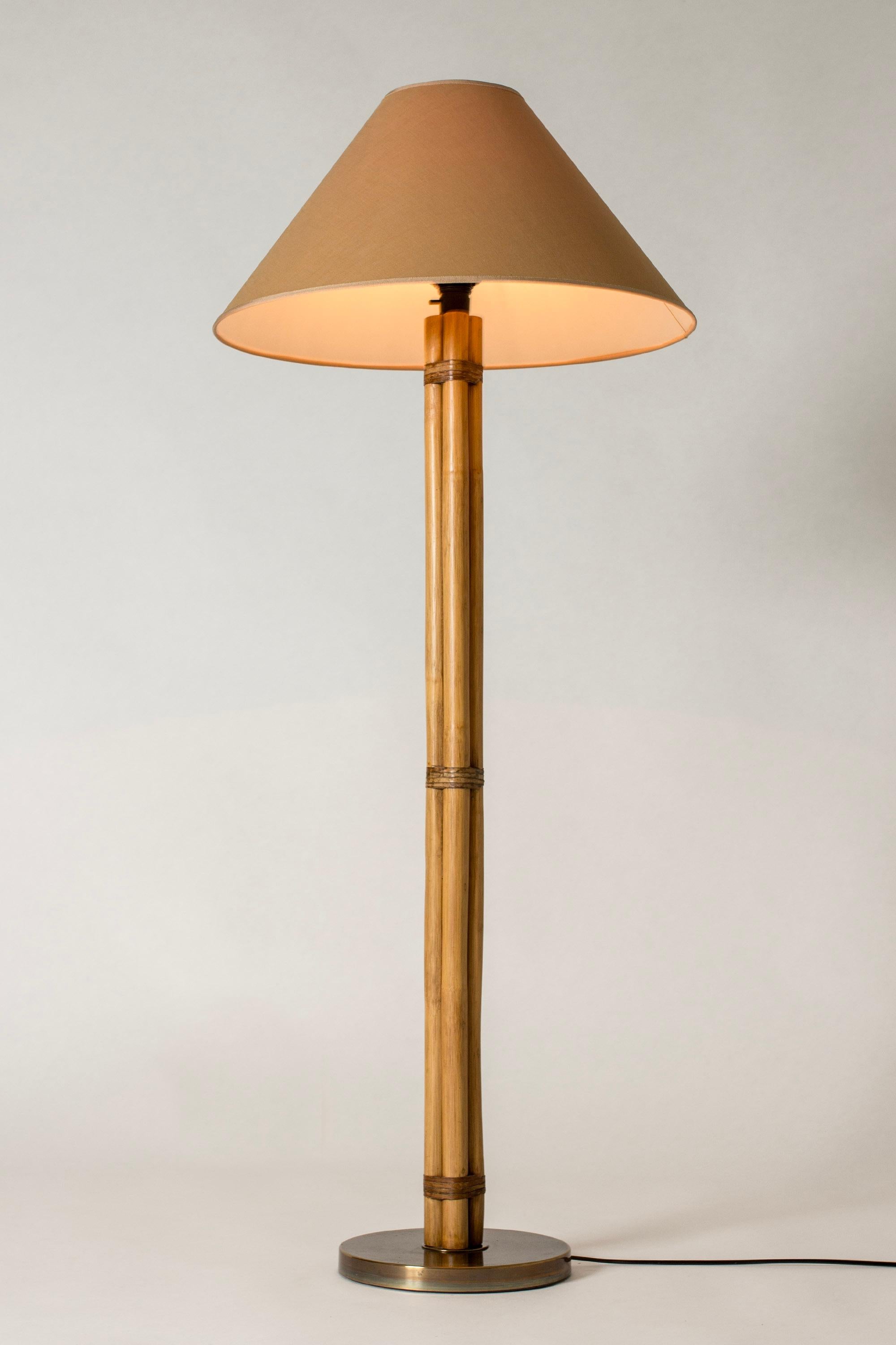 Vintage Midcentury Brass Floor Lamp from Bergboms, Sweden, 1960s 1