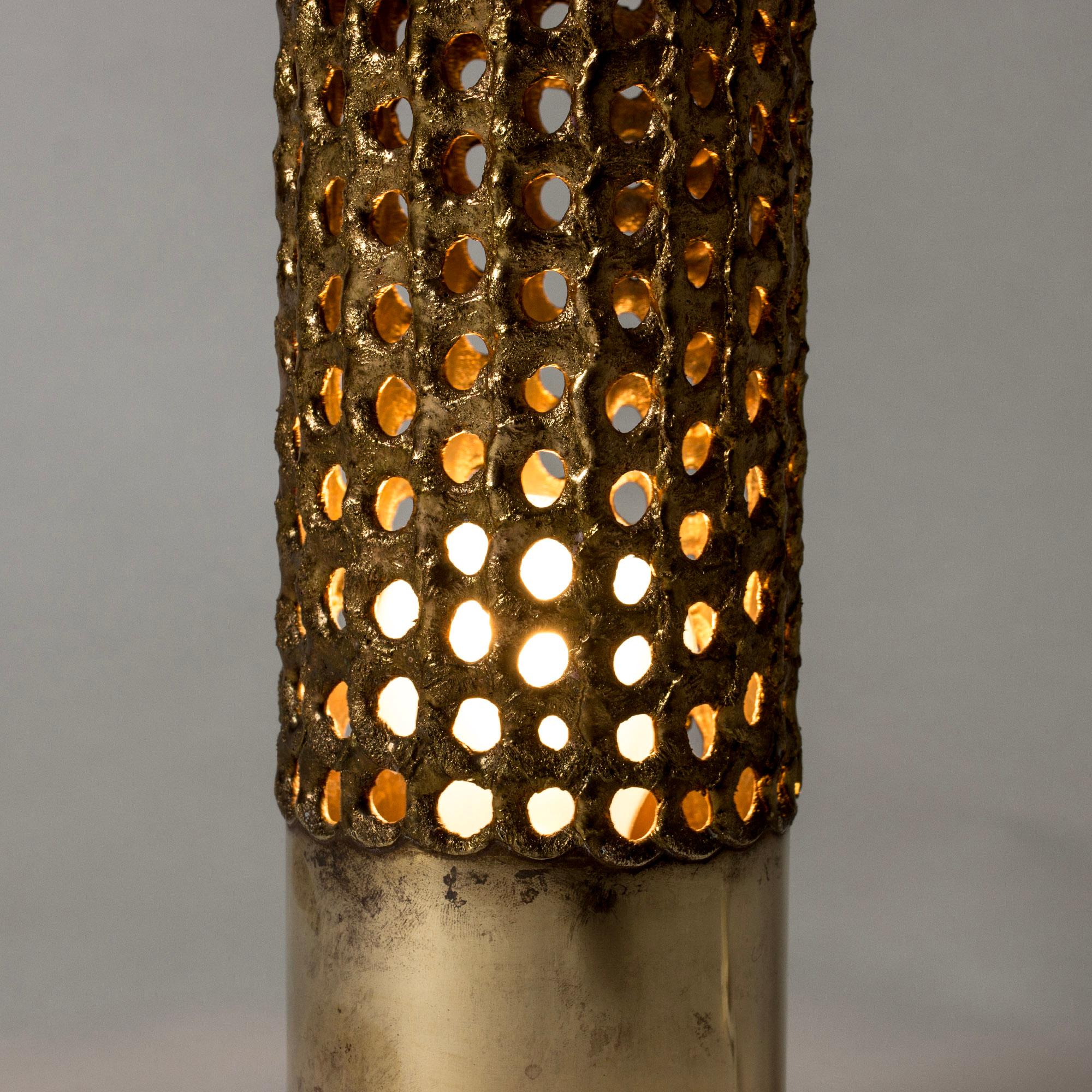 Swedish Vintage Mid-Century Brass Table Lamp by Pierre Forssell for Skultuna, Sweden For Sale