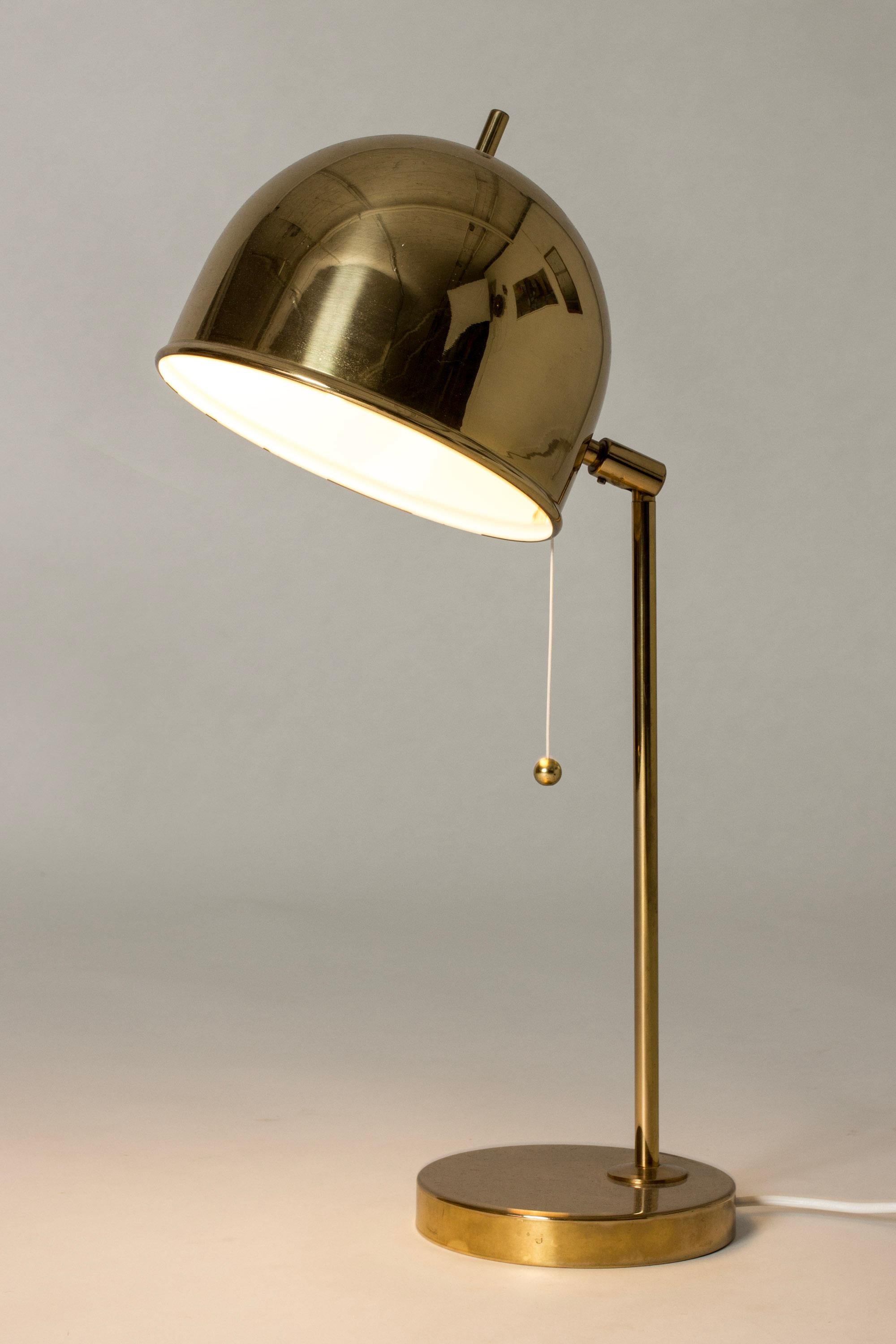 Swedish Vintage Midcentury Brass Table Lamp from Bergboms, Sweden, 1960s