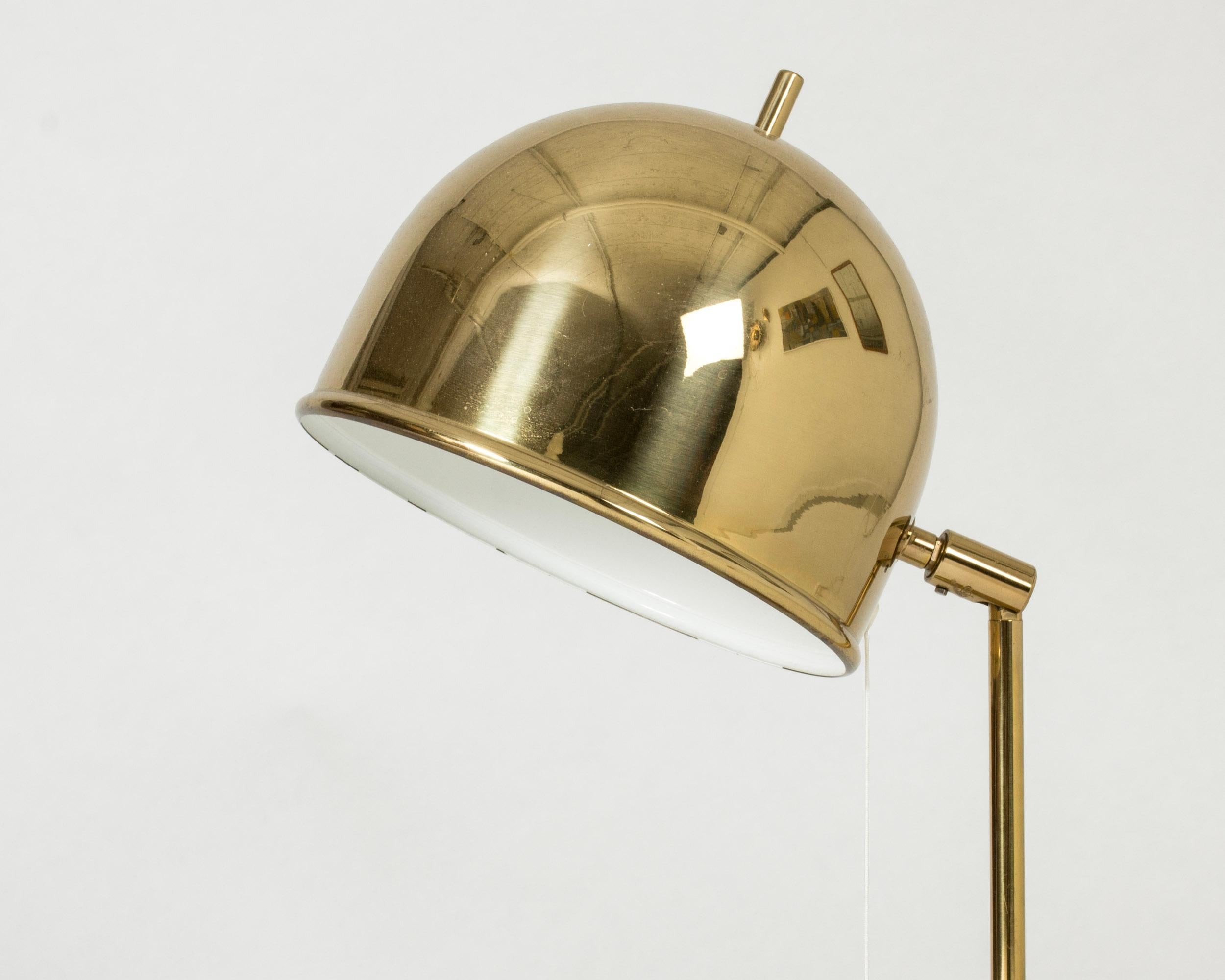 Vintage Midcentury Brass Table Lamp from Bergboms, Sweden, 1960s In Good Condition In Stockholm, SE
