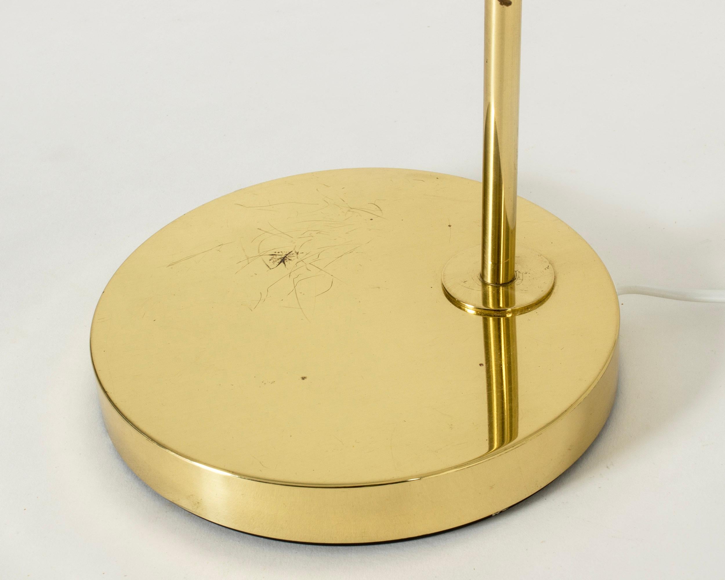 Mid-20th Century Vintage Midcentury Brass Table Lamp from Bergboms, Sweden, 1960s For Sale