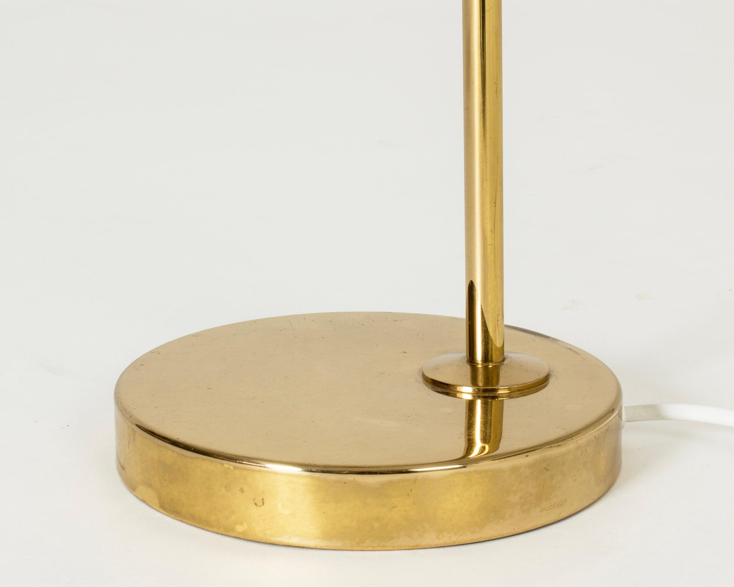 Vintage Midcentury Brass Table Lamp from Bergboms, Sweden, 1960s 1