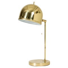 Vintage Midcentury Brass Table Lamp from Bergboms, Sweden, 1960s