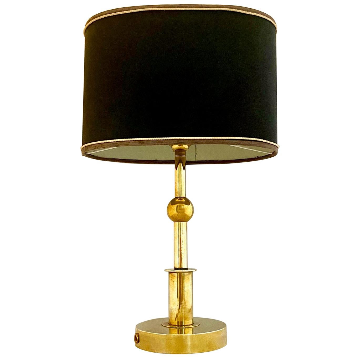 Vintage Midcentury Brass Table or Desk Lamp in the manner of Borsani