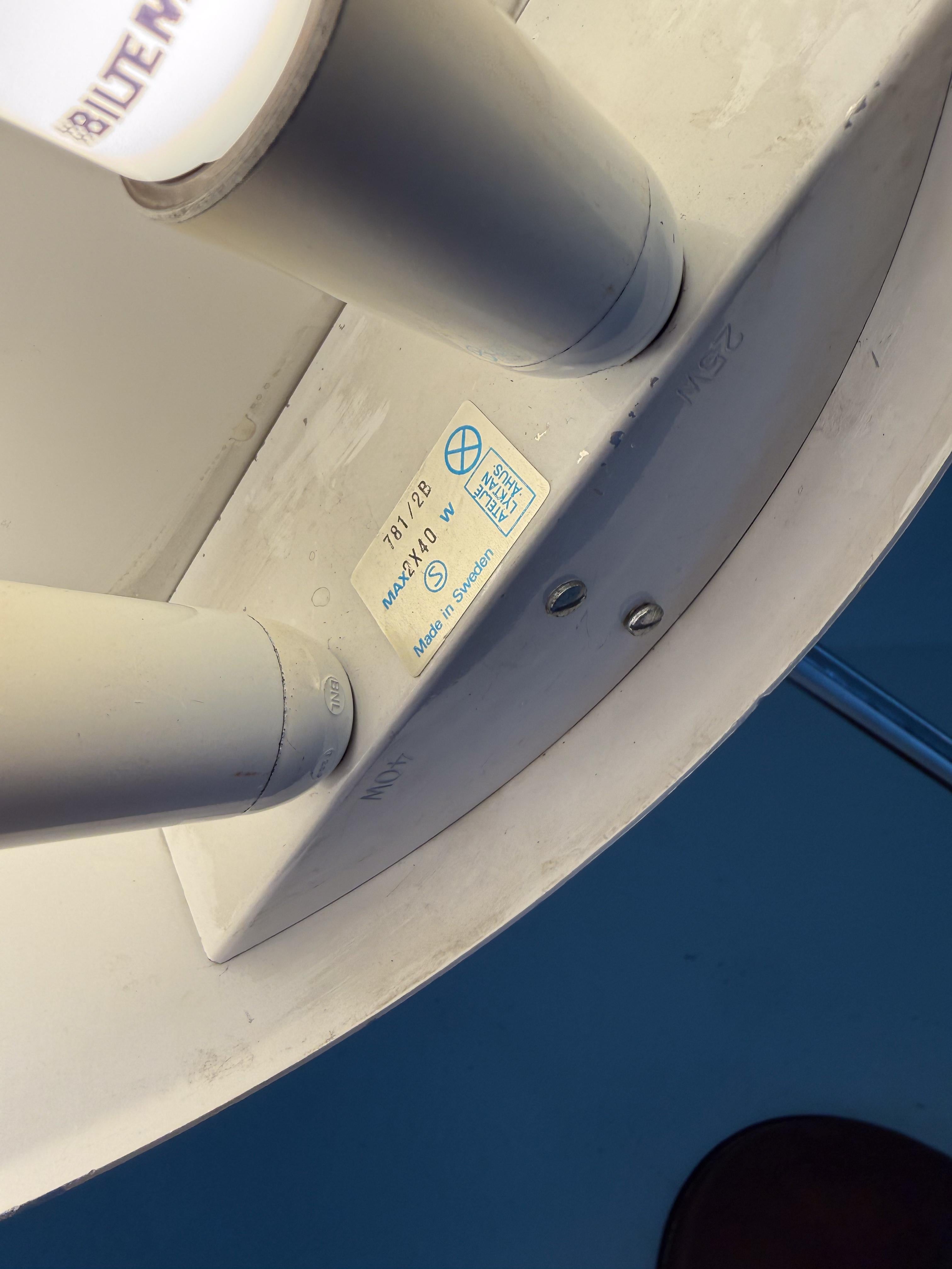 Vintage Midcentury brown Leather Chrome Atelje Lyktan Desk Lamp, Sweden For Sale 10