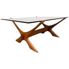 Vintage Midcentury "Condor" Teak Coffee Table by Fredrik Schriever-Abeln