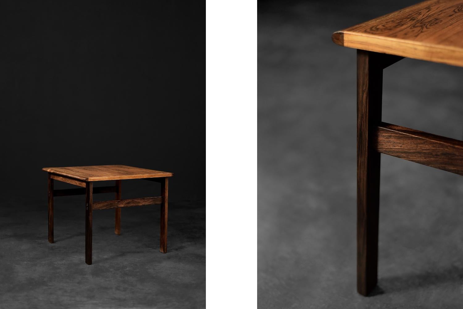 Scandinave moderne Table basse en palissandre danoise moderne du milieu du siècle Capella par Illum Wikkelsø en vente