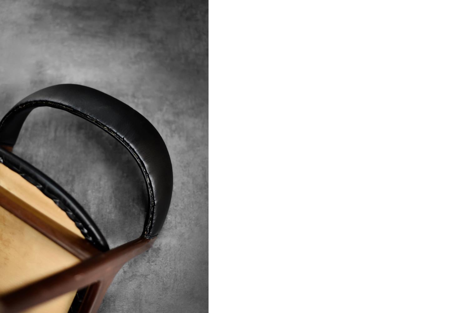 Vintage Silla de oficina danesa de teca moderna de mediados de siglo Modelo Fire de Kai Kristiansen en venta 10