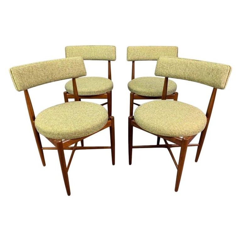 Vintage Midcentury Dining Chairs By G Plan Attributed To Kofod Larsen Set Of 4 At 1stdibs