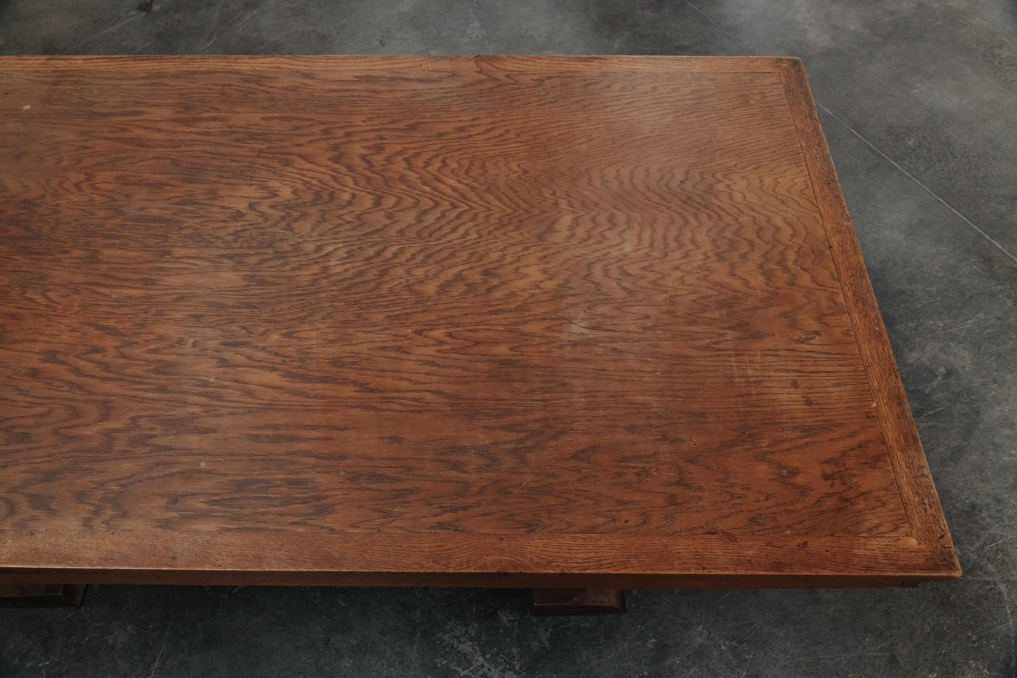 Table de salle à manger Vintage Midcentury Attribuée à Charles Dudouyt, France 1960 en vente 4