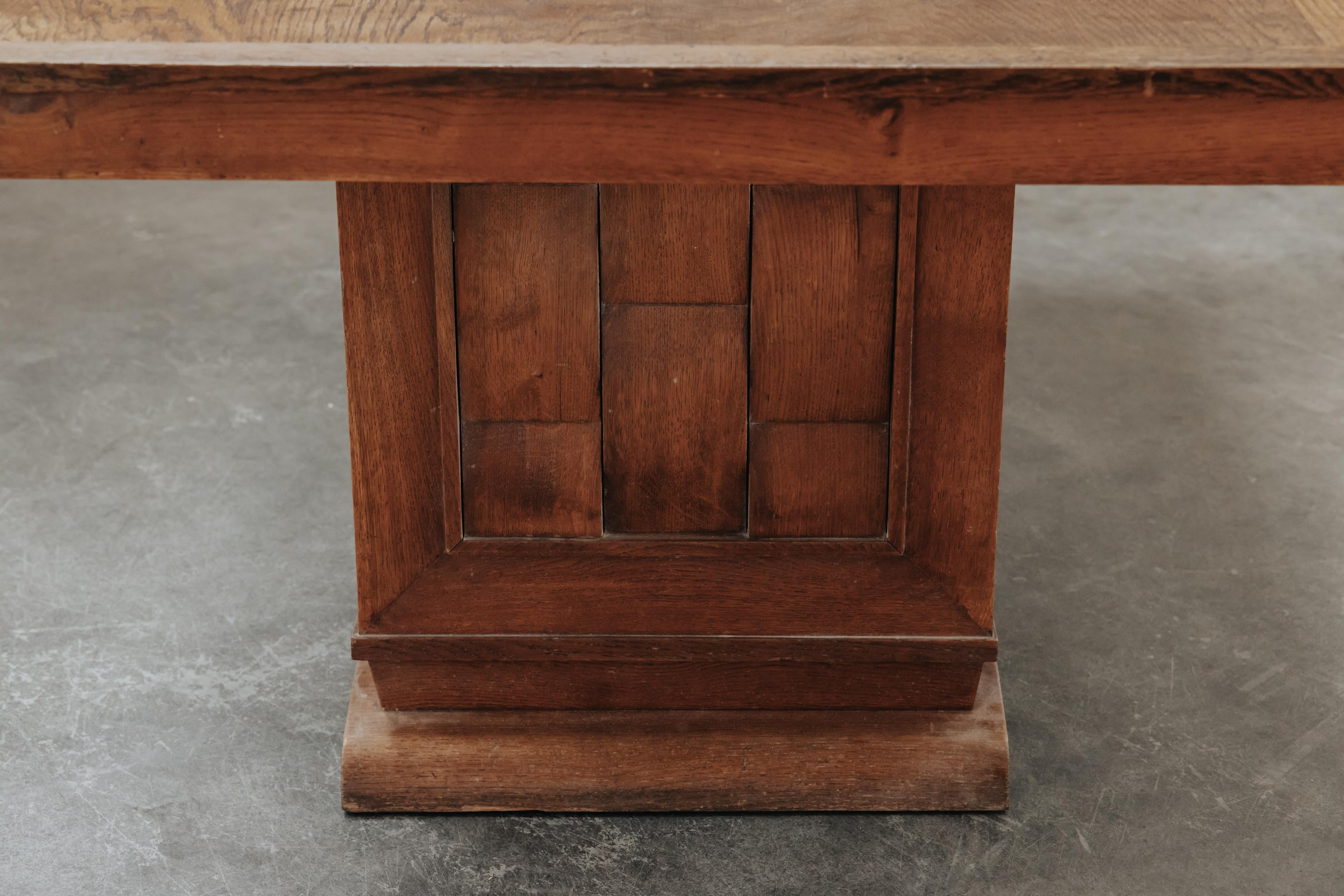 Table de salle à manger Vintage Midcentury Attribuée à Charles Dudouyt, France 1960 en vente 2