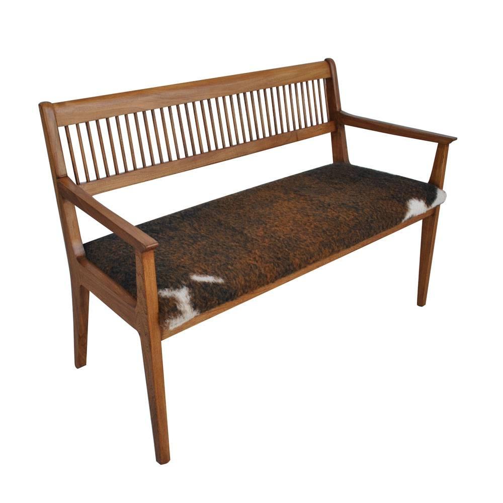 Vintage Midcentury Drexel John Van Koert Profile Series Bench For Sale