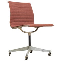 Vintage Midcentury Eames for Herman Miller Aluminum Group Side Office Chair