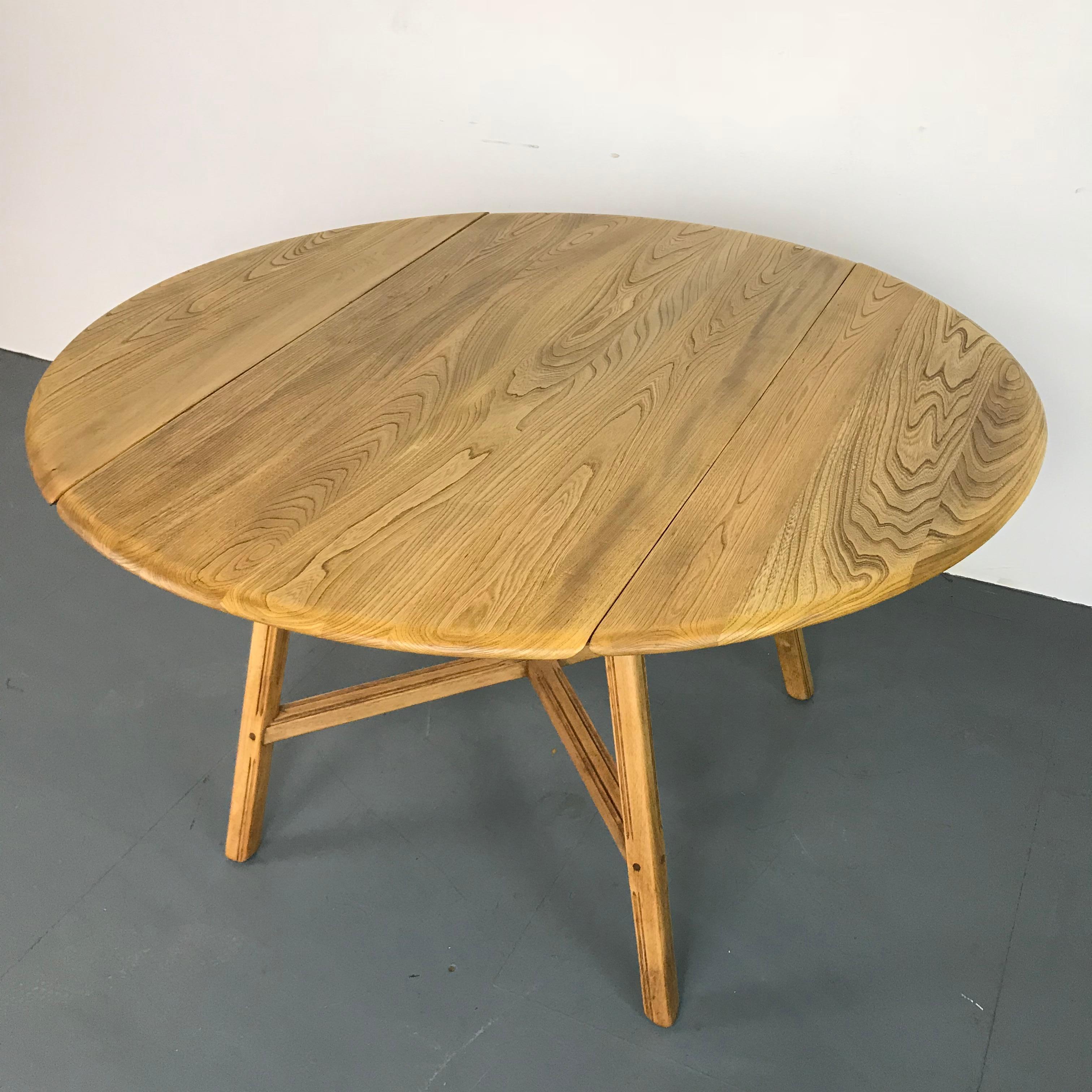 vintage ercol drop leaf table