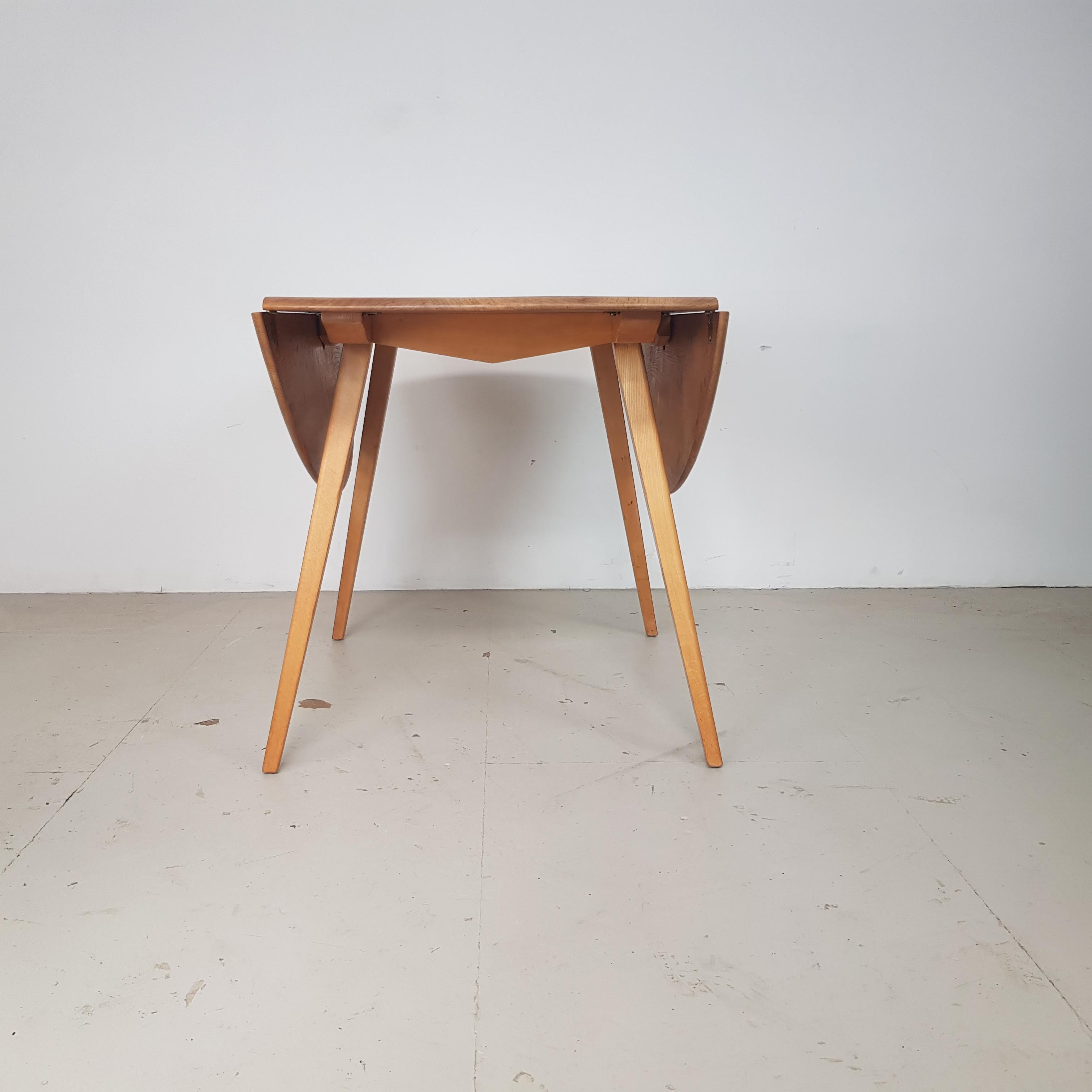 ercol drop leaf dining table