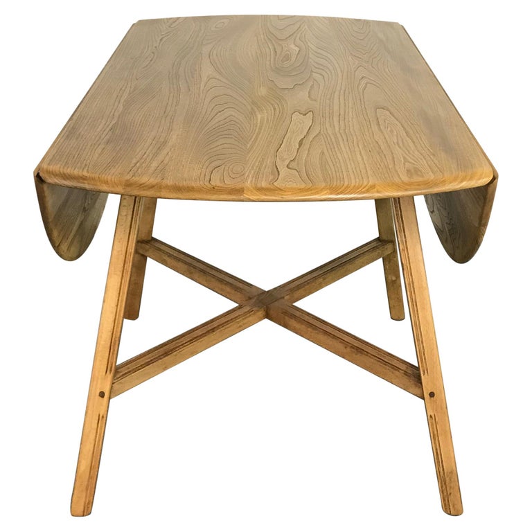 Vintage Midcentury Ercol Drop Leaf Dining Table