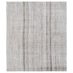 Retro Midcentury Flat-Weave in Warm Grey